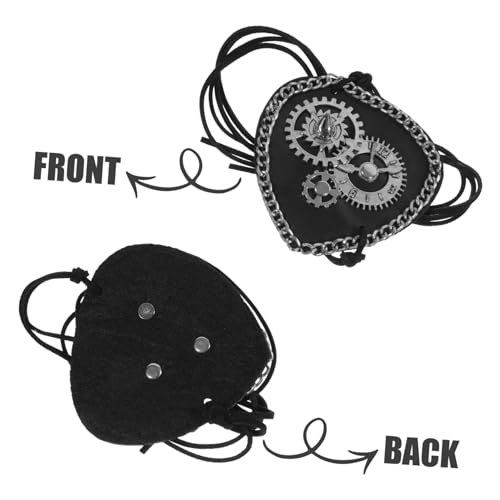 TOPPERFUN Retro Steampunk Augenklappe Einäugige Piraten Augenmaske für Halloween Karneval Party Cosplay mit Leichtem Tragbarem Design und Einzigartigem Vintage zahnräder motiv TOPPERFUN Retro Steampunk Augenklappe Einäugige Piraten Augenmaske für Halloween Karneval Party Cosplay mit Leichtem Tragbarem Design und Einzigartigem Vintage zahnräder motiv von TOPPERFUN