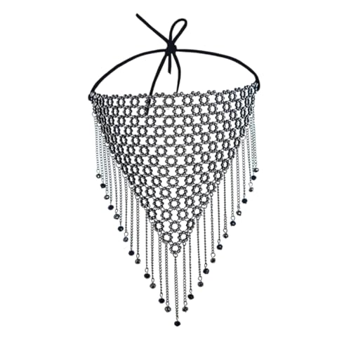 TOPPERFUN Rhinestone Gesichtskette mit Quasten Maske für Maskerade Halloween Partys Vintage Stil Gesichtszubehör Schwarz für Damen TOPPERFUN Rhinestone Gesichtskette mit Quasten Maske für Maskerade Halloween Partys Vintage Stil Gesichtszubehör Schwarz für Damen von TOPPERFUN