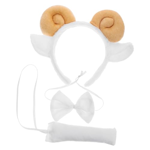 TOPPERFUN Schafhörner Haarreif aus Weichem Material Bequemes Vielseitiges Schafskostüm Zubehör für Halloween Karneval Party Stilvoller Einzigartiger Haarschmuck für Altersgruppen TOPPERFUN Schafhörner Haarreif aus Weichem Material Bequemes Vielseitiges Schafskostüm Zubehör für Halloween Karneval Party Stilvoller Einzigartiger Haarschmuck für Altersgruppen von TOPPERFUN