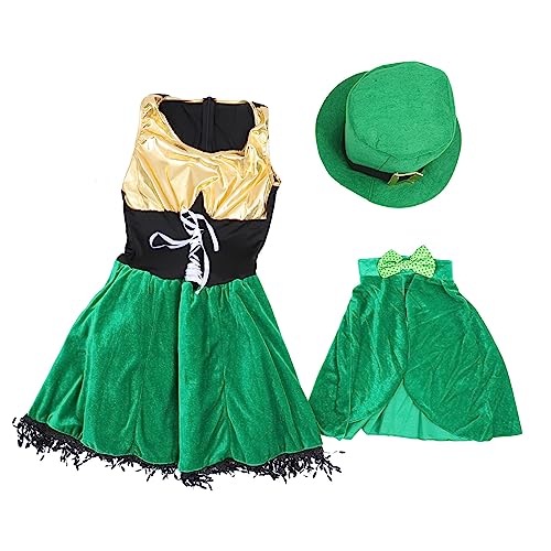 TOPPERFUN St Patrick's Day Kostüm Damen Grün S Performance Kleid Festival Outfit Atmungsaktiv Leicht Waschbar Für Karneval Gruppen Bühnenauftritt TOPPERFUN St Patrick's Day Kostüm Damen Grün S Performance Kleid Festival Outfit Atmungsaktiv Leicht Waschbar Für Karneval Gruppen Bühnenauftritt von TOPPERFUN