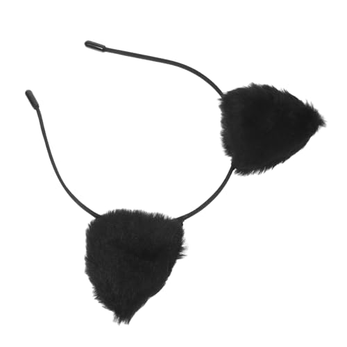 TOPPERFUN Stirnband mit Katzenohren Halloween Party pelziges Kostüm Ohren und einer schwarzen pinke Katzenohren rosa Leopardenohren Stirnband Eisen Black TOPPERFUN Stirnband mit Katzenohren Halloween Party pelziges Kostüm Ohren und einer schwarzen pinke Katzenohren rosa Leopardenohren Stirnband Eisen Black von TOPPERFUN