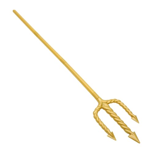 TOPPERFUN Teufelsgabel für Halloween Abnehmbares Cosplay Goldene Dekoration für Maskeraden Kostümpartys Zubehör für Karneval Halloween Events TOPPERFUN Teufelsgabel für Halloween Abnehmbares Cosplay Goldene Dekoration für Maskeraden Kostümpartys Zubehör für Karneval Halloween Events von TOPPERFUN