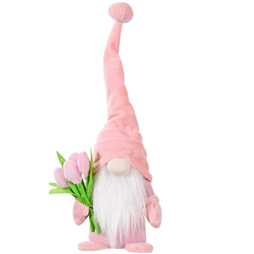 TOPPERFUN Tulp -Puppe Plüschzwerg Gnom Dekorationen Miniatur Ferienzwerge kleine Zwergenfiguren süße Zwerge Wohndeko zum Muttertag ausgestopfte Zwerge Puppe Plüsch Stoff Rosa TOPPERFUN Tulp -Puppe Plüschzwerg Gnom Dekorationen Miniatur Ferienzwerge kleine Zwergenfiguren süße Zwerge Wohndeko zum Muttertag ausgestopfte Zwerge Puppe Plüsch Stoff Rosa von TOPPERFUN