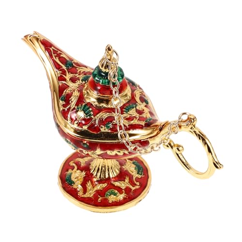 TOPPERFUN Vintage Lampe Deko aus Legierung Retro Tischornament für Wohnzimmer Schlafzimmer Büro Attraktive Geschenkidee und Sammlerstück Langlebige Verblassungsfreie Kunstdekoration von TOPPERFUN
