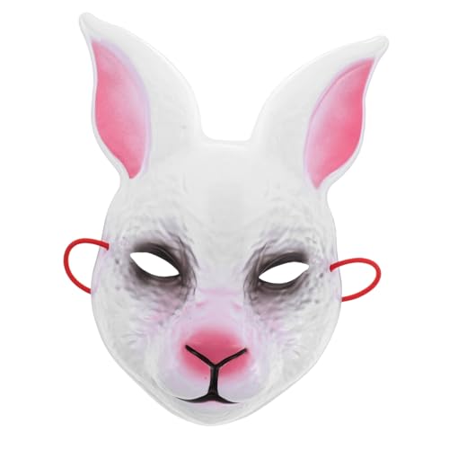 TOPPERFUN Vollgesicht Kaninchenmaske für Halloween Cosplay Lustige Lange Ohren Strapazierfähiges Material für Schüler und Junge Leute Vielseitige Kostümaccessoires für Partys und Karneval TOPPERFUN Vollgesicht Kaninchenmaske für Halloween Cosplay Lustige Lange Ohren Strapazierfähiges Material für Schüler und Junge Leute Vielseitige Kostümaccessoires für Partys und Karneval von TOPPERFUN