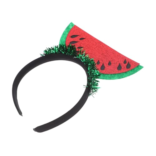 TOPPERFUN Wassermelonen Haarband Damen Lustiger Haarschmuck Cartoon Hawaii Stirnband Party Foto Requisiten Haarschmuck Zubehör für Mädchen und Frauen von TOPPERFUN