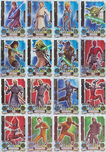 Star Wars Force Attax - SERIE 3 - ALLE 16 Force Meister - Deutsch von TOPPS