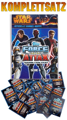 TOPPS - Star Wars Force Attax - SERIE 4 - Komplettsatz ALLE 240 Karten mit Sa... von TOPPS