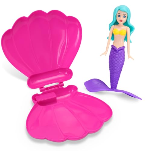 TOPWAYS Wasserspielzeug Kinder Set, Meerjungfrauen Pool Spielzeug, Tauchspielzeug Meerjungfrauen, Schwimmbadzubehör & Pool Spielzeug Kinder, Tauchspiele Training Kindergeschenke (Rosarot+‌‌Lila) von TOPWAYS
