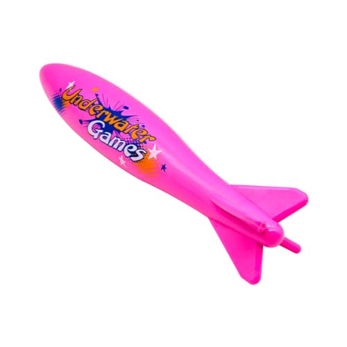 TOPWAYS Pool Tauchen Spielzeug Plus Size Wasser Rakete Tauchen Pool Spielzeug Tauchen Torpedos Schwimmen Unterwasser Pool Trainingsspielzeug Tauchen Spiele Training (Rosa große Torpedos) von TOPWAYS