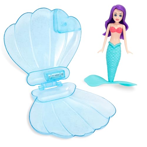 TOPWAYS Wasserspielzeug Kinder Set, Meerjungfrauen Pool Spielzeug, Tauchspielzeug Meerjungfrauen, Schwimmbadzubehör & Pool Spielzeug Kinder, Tauchspiele Training Kindergeschenke (Blau+‌Eisblau‌) von TOPWAYS