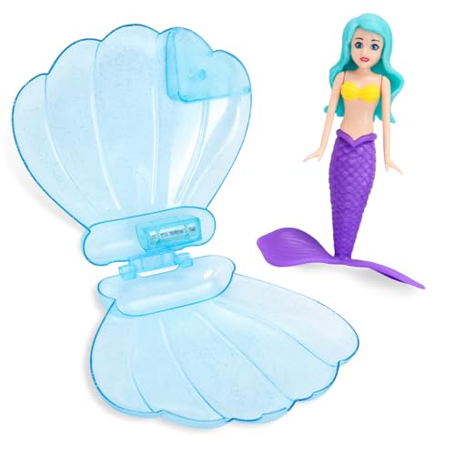 TOPWAYS Wasserspielzeug Kinder Set, Meerjungfrauen Pool Spielzeug, Tauchspielzeug Meerjungfrauen, Schwimmbadzubehör & Pool Spielzeug Kinder, Tauchspiele Training Kindergeschenke (Blau+Lila) von TOPWAYS
