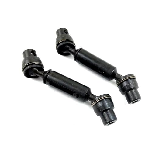 RC Autoteile Für Henglong Für WPL Ural B36 B16 C14 C24 B24 Für MN D90 MN99S2 PCS Metall Vordere Und Hintere Antriebswelle LKW RC Auto Teile Zubehör(Black) von TOQPCZA