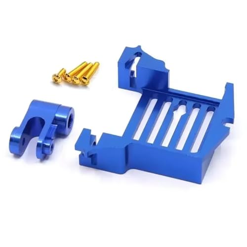 RC Autoteile Für TRAXXAS 1/5 Für X-MAXX XMAXX 1/6 Für XRT 1/10 Für MAXX 7749 Metall Servo Mount Adapter Und 25T Servo Arm RC Auto Upgrade Teile Zubehör(Blue) von TOQPCZA