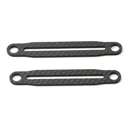 RC Autoteile Für Tamiya Für TT02 XV01 XV02 Carbon Fiber Vorne Und Hinten Karosserie Halterung Verschiedene Größen RC Auto Upgrade Teile Zubehör(66mm) von TOQPCZA