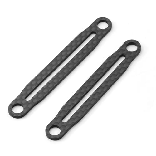 RC Autoteile Für Tamiya Für TT02 XV01 XV02 Carbon Fiber Vorne Und Hinten Karosserie Halterung Verschiedene Größen RC Auto Upgrade Teile Zubehör(70mm) von TOQPCZA