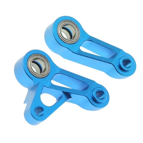 RC Autoteile Für Tamiya XV-02 XV02 XM01 22072 1/10 Metall Lenkung Arm RC Auto Farbe Ist Blau Upgrade Teile Zubehör von TOQPCZA