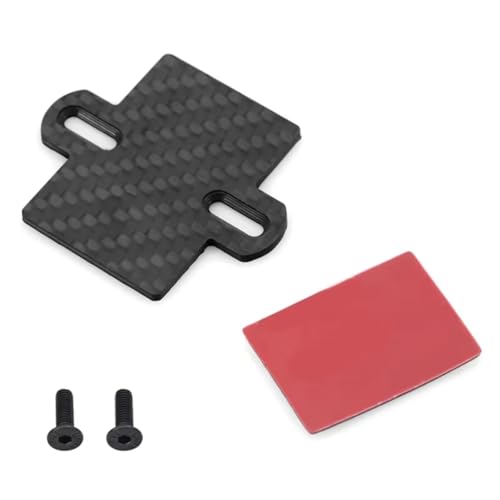 RC Autoteile Für Traxxas Für Slash 4X4 2WD 1/10 Carbon Fiber ESC Montage Platte Kurz Für Palette RC LKW Upgrade Teile Zubehör von TOQPCZA