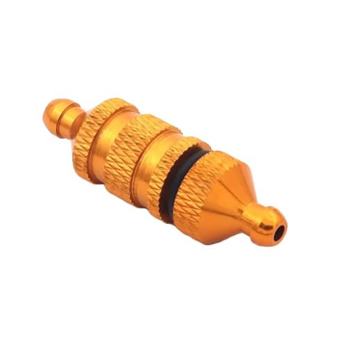 RC Autoteile Für Traxxas Für TRX4 Für HSP Für Racing 02156 Für HSP 94122 94188 1/8 1/10 RC Auto Aluminium Kraftstofffilter Für Nitro RC Modell Auto Ersatzteile Teile(Yellow) von TOQPCZA