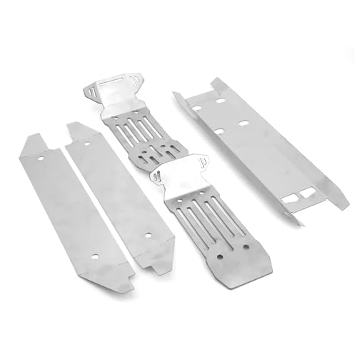 RC Autoteile Für Traxxas Für XRT 1/6 5 Stücke Edelstahl Vorne Und Hinten Für Chassis Skid Plate Protector RC LKW Auto Upgrade Teile RC Autoteile Für Traxxas Für XRT 1/6 5 Stücke Edelstahl Vorne Und Hinten Für Chassis Skid Plate Protector RC LKW Auto Upgrade Teile von TOQPCZA
