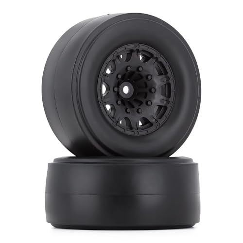 TOQPCZA RC Räder Für 2WD Für Losi 22S Für DR10 Upgrade Teile 2.2 "/3.0" Drag Für Racing Hinterrad Reifen 2PCS Für 1/10 RC Auto Short Course Für Slash(AX4002B) von TOQPCZA
