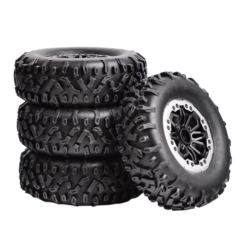 TOQPCZA RC Räder Für MN D90 Für MN98 Für MN99S Für WPL Für C14 C24 C34 B14 B24 Für LDRC Für P06 Für LD1297 Für LD1299 RC-Auto-Upgrade-Teile Zubehör 4 Stück 64 Mm Weiche Reifenräder von TOQPCZA