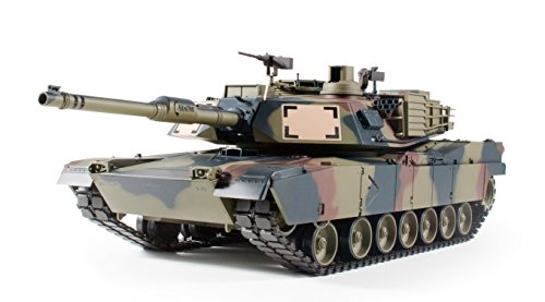 TORRO M1A2 Abrams Pro-Edition BB Panzer Tarnlackierung mit Metallketten 1:16 von TORRO