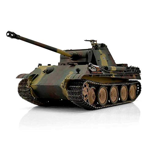 Torro Panther G Profi Metallausführung BB Version Braun/TarnTORRO Panzer mit Holzkiste von TORRO