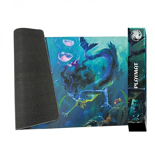 Torso - Art Edition Playmats, 600 x 350 mm, 3mm stark, mit gestickten Rändern (Guardian of The Deep Sea) von TORSO - unique protection