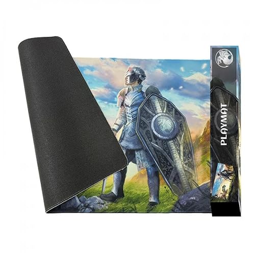 Torso - Art Edition Playmats, 600 x 350 mm, 3mm stark, mit gestickten Rändern (Knight of The Unique Dragon) von TORSO - unique protection