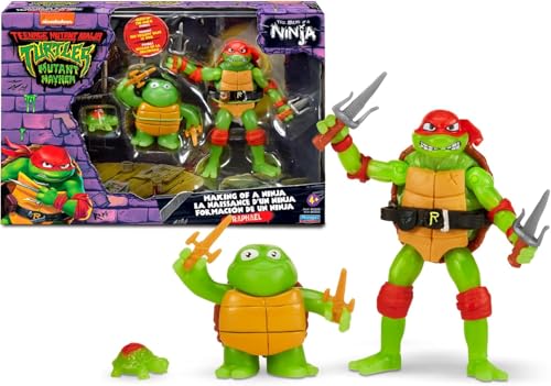 TORTUGAS NINJA Raphael Evolutionspaket, inklusive Schildkröte vor Mutation, Basisfigur und verwandeltem Raphael, OOZE-Flüssigkeit, die die Figuren zum Leuchten bringt, für Kinder ab 4 Jahren +, Famosa TORTUGAS NINJA Raphael Evolutionspaket, inklusive Schildkröte vor Mutation, Basisfigur und verwandeltem Raphael, OOZE-Flüssigkeit, die die Figuren zum Leuchten bringt, für Kinder ab 4 Jahren +, Famosa von TORTUGAS NINJA