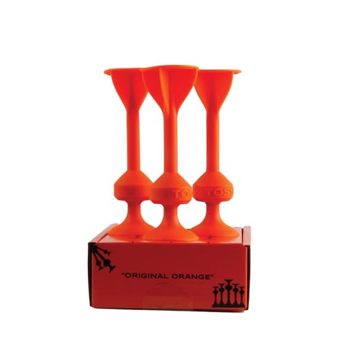 TOSSIT Spiel Saugnapf Darts, Indoor Outdoor Drinnen Draußen, Boccia, Petanque, Wurfspiel, Nachhaltig langlebig Silikon, Boden oder Wand, Limited Edition Expansion Pack, Original Orange TOSSIT Spiel Saugnapf Darts, Indoor Outdoor Drinnen Draußen, Boccia, Petanque, Wurfspiel, Nachhaltig langlebig Silikon, Boden oder Wand, Limited Edition Expansion Pack, Original Orange von TOSSIT