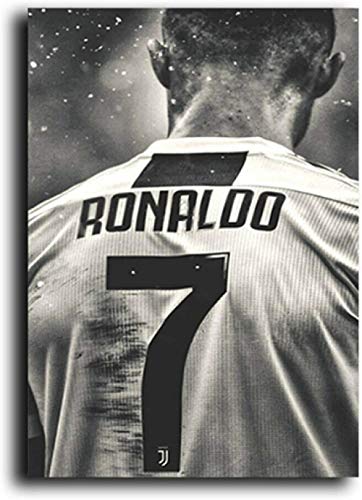 Puzzle 1000 Teile Fußball Sport Star Cristiano Ronaldo Retro Poster Für Erwachsene Spiele Lernspielzeug von TOSSPER
