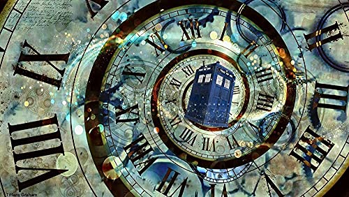 Puzzles für Erwachsene 1000 Teile Doctor Who Filmpuzzles für Kinder Lernspielzeug Intellektuelles Spiel Geschenk Teens DIY Home Entertainment Spielzeug 38x26cm von TOSSPER