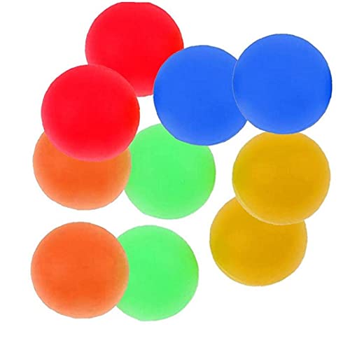 TOSSPER 10 Stücke Beach Bälle Leichte PVC Strand Paddelkugeln Ersatzzubehör Für Outdoor-aktivitäten Rasenbeschwörung TOSSPER 10 Stücke Beach Bälle Leichte PVC Strand Paddelkugeln Ersatzzubehör Für Outdoor-aktivitäten Rasenbeschwörung von TOSSPER