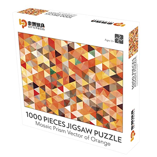 TOTHDATE 1000 Teile Mosaik Puzzle für Erwachsene, 70x50cm Klassische Puzzle Herausforderung Puzzle Schwieriges Puzzle Rahmen Puzzle für Erwachsene Kinder 14+ von TOTHDATE