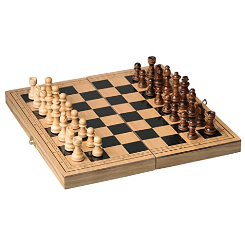 Chess Set Hölzerne Schach-Set: Magnetic Standard Board, gut gefertigte Schachbrettstücke und gefilztes Spiel-Board-Interieur for die Lagerung Faltbare Schach-Sets for Erwachsene und Kinder Schachbrett Chess Set Hölzerne Schach-Set: Magnetic Standard Board, gut gefertigte Schachbrettstücke und gefilztes Spiel-Board-Interieur for die Lagerung Faltbare Schach-Sets for Erwachsene und Kinder Schachbrett von TOTIKI