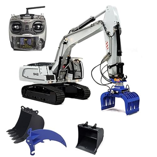 1/14 946 9Ch verfolgt Rc Hydraulikbagger Modell montiert Metall Greifer Eimer Ripper Licht mit Rc Controller 1/14 946 9Ch verfolgt Rc Hydraulikbagger Modell montiert Metall Greifer Eimer Ripper Licht mit Rc Controller von TOUCAN RC HOBBY