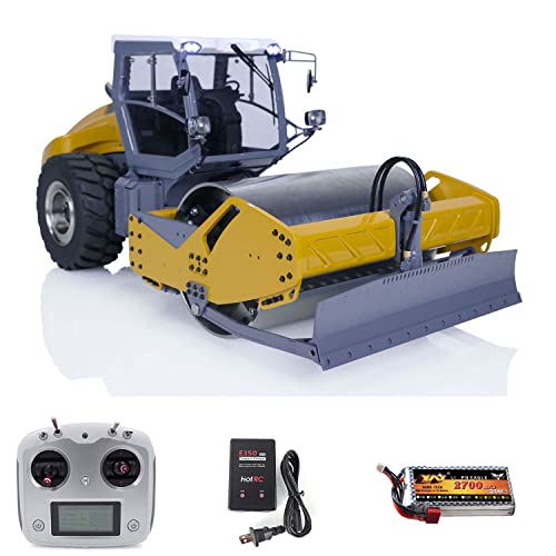1/14 Lesu Hydraulische Rc Road Roller Metall Aoue-H13I Bauwagen Auto Modell von TOUCAN RC HOBBY