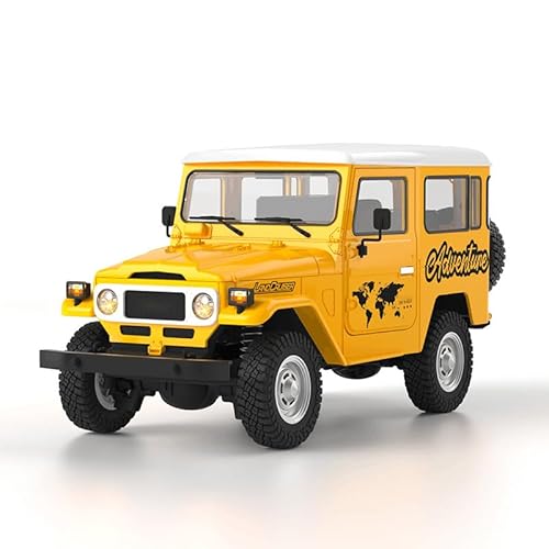 1/16 HG 4 x 3 RC Geländefahrzeuge, elektrisches Crawler Auto, Sound, Rauchlicht (geeignet für Personen ab 12 Jahren zum Spielen) (gelb) von TOUCAN RC HOBBY