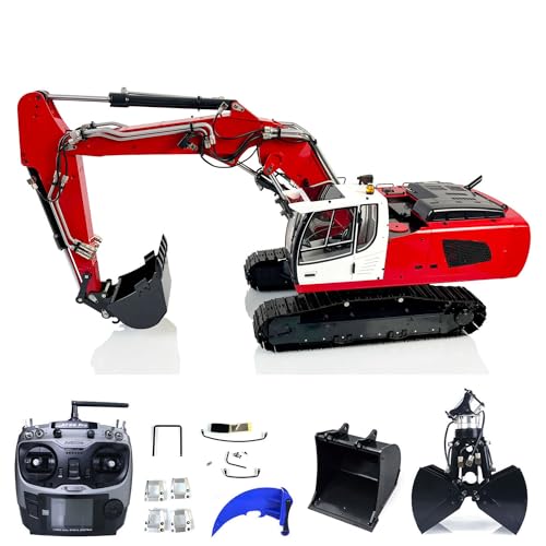 1:14 946 Ketten-Ferngesteuerter RC Hydraulikbagger 3-Teleskopausleger Metall Elektronische Bagger 1:14 946 Ketten-Ferngesteuerter RC Hydraulikbagger 3-Teleskopausleger Metall Elektronische Bagger von TOUCAN RC HOBBY
