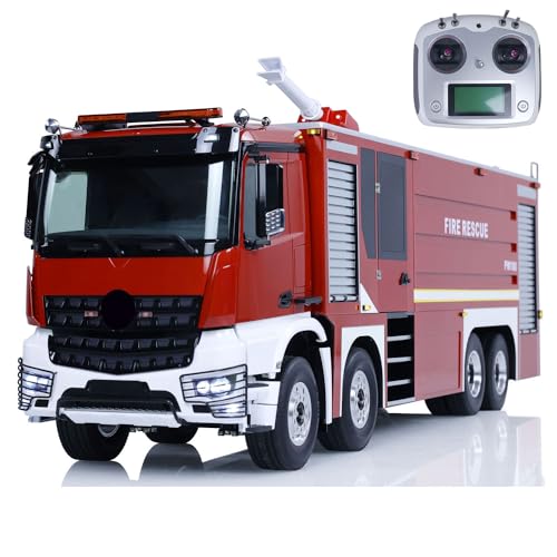 8x4 1/14 RC Feuerwehrwagen Ferngesteuertes Feuersprüherfahrzeug mit Geräuschen von TOUCAN RC HOBBY