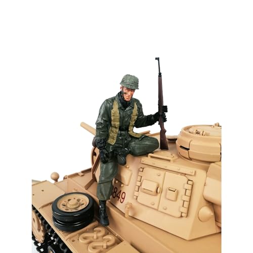 HENGLONG Harz Deutscher Soldat Dekoration Ersatzteile für DIY 1/16 RC Panzer Modell von TOUCAN RC HOBBY