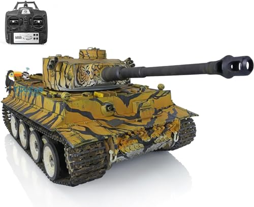 TOUCAN RC HOBBY Heng Long German Tiger I Panzer 1/16 7.0 FPV 3818 Sammlung Funkpanzer Modelle von TOUCAN RC HOBBY