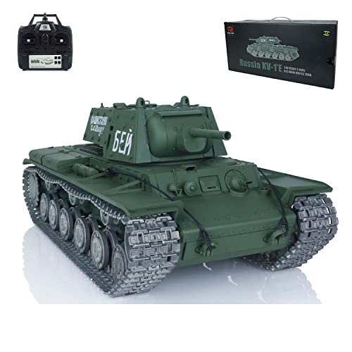 Pro 1/16 Henglong TK7.0 Soviet KV-1 RC Tank IR BB Shooting 3878 HL Metallschienen Räder Stahlgetriebe Getriebe Raucheffekt Pro 1/16 Henglong TK7.0 Soviet KV-1 RC Tank IR BB Shooting 3878 HL Metallschienen Räder Stahlgetriebe Getriebe Raucheffekt von TOUCAN RC HOBBY