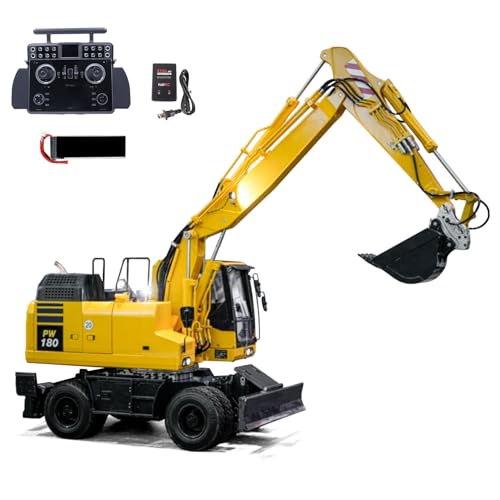 TOUCAN RC HOBBY 1/12 Ferngesteuerter Hydraulik-Mobilbagger PW180 10CH Ventil Metall Baufahrzeug Achsverriegelung Stützbeine Frontschaufel Outdoor TOUCAN RC HOBBY 1/12 Ferngesteuerter Hydraulik-Mobilbagger PW180 10CH Ventil Metall Baufahrzeug Achsverriegelung Stützbeine Frontschaufel Outdoor von TOUCAN RC HOBBY