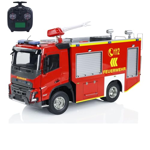 TOUCAN RC HOBBY 1/14 4x2 RC Feuerwehrfahrzeuge Funksteuerung Feuerwehrwagen 3-Gang-Getriebe von TOUCAN RC HOBBY