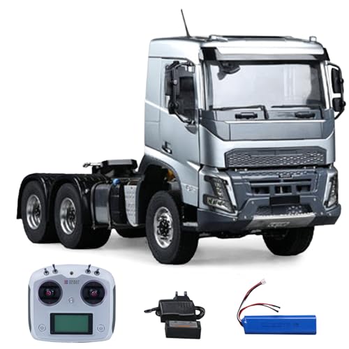 TOUCAN RC HOBBY 1/14 6 * 6 RC Traktor Truck FMX Fernbedienung Simulation Fahrzeug 2 Gang Metall Chassis Schiene Achsschlösser Soundsystem von TOUCAN RC HOBBY