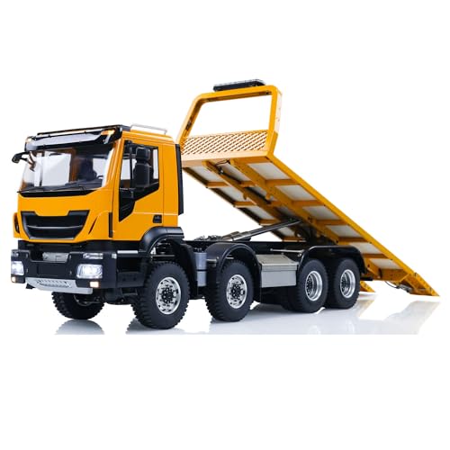 TOUCAN RC HOBBY 1/14 8X8 RC Hydraulischer Wrecker Truck 2-Gang Fernbedienung Straßenrettungsfahrzeug CNC Achse Differentialschlösser Lichtsystem Batterie von TOUCAN RC HOBBY