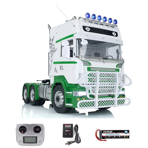 TOUCAN RC HOBBY 1/14 LESU Metall RC Traktor Truck 6x6 Metallchassis Fernsteuerungs RTR Autos Modell von TOUCAN RC HOBBY